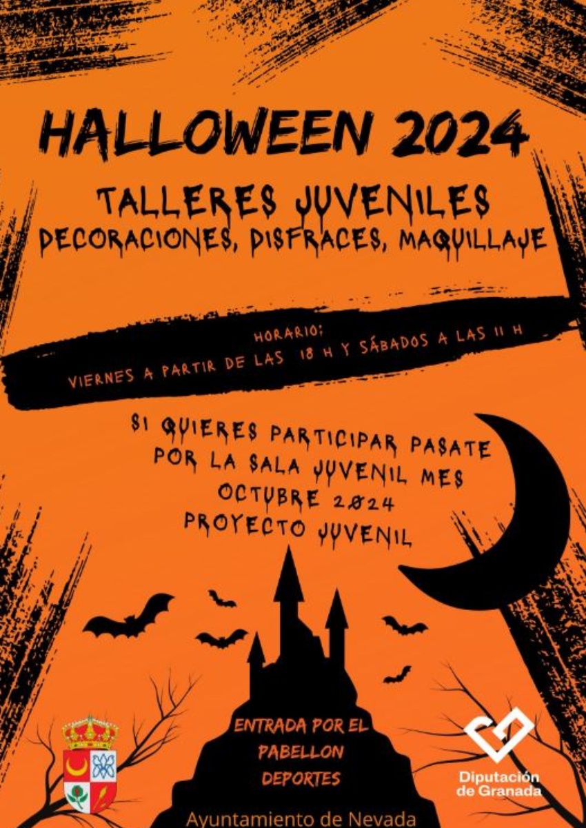 JUVENTUD 2024 PROGRAMA 2404 TALLERES JUVENILES DE HALLOWEEN (NEVADA)