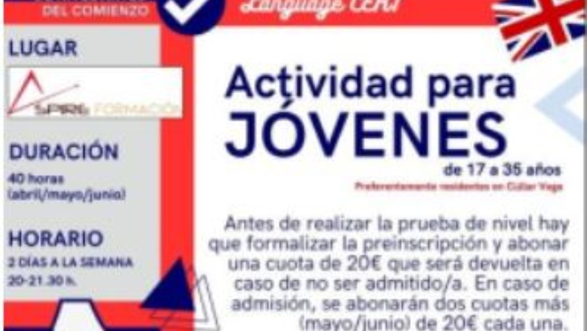 JUVENTUD 2024 CURSO INTENSIVO PREPARACION B1 (CULLAR VEGA)