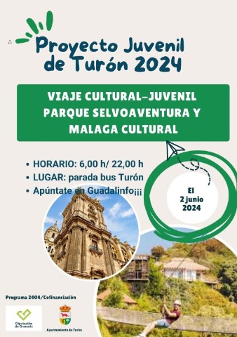 JUVENTUD 2024 VIAJE CULTURAL-JUVENIL PARQUE SELVOAVENTURA Y MALAGA CULTURAL