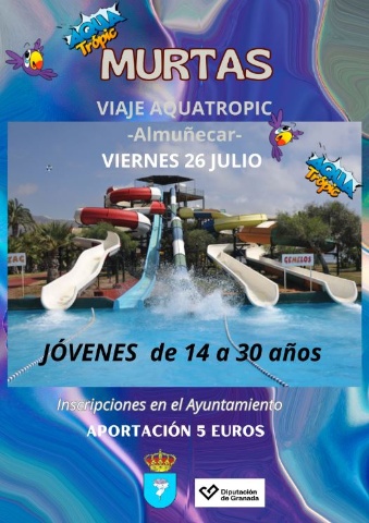 JUVENTUD 2404 PROGRAMA 2404 VIAJE AL AQUATROPIC DE ALMUÑECAR (MURTAS)
