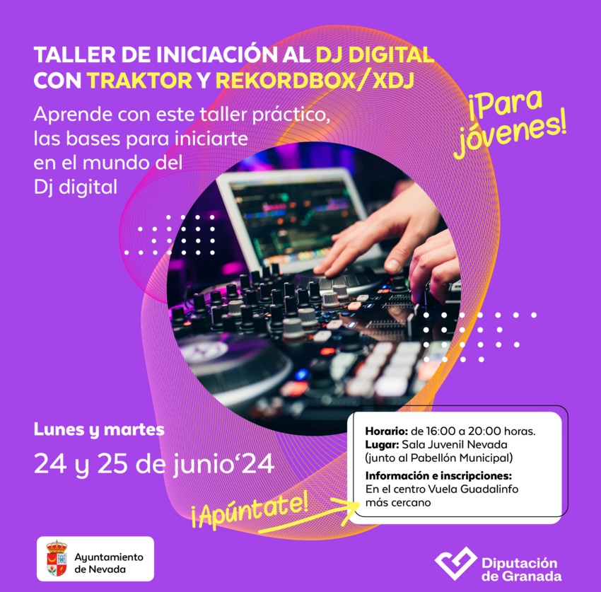 JUVENTUD 2024. TALLER INICIACION DJ DIGITAL NEVADA