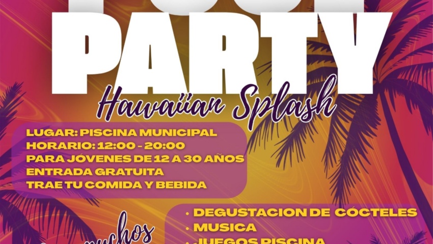 JUVENTUD 2025- Programa 2404 - Fiesta acuática hawaiana en Valderrubio.