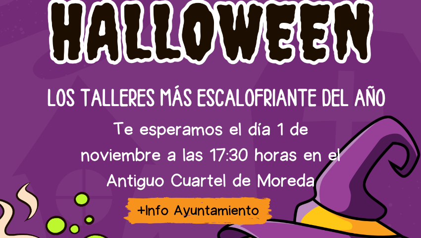JUVENTUD 2025 -  Programa 2404 -  Talleres de Halloween en Morelábor.