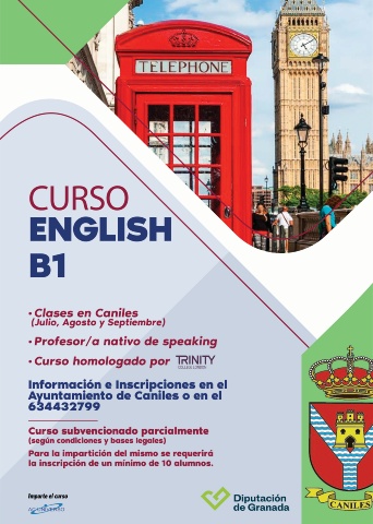 JUVENTUD 2024 PROGRAMA 2403: CURSO ENGLISH B1 (CANILES)