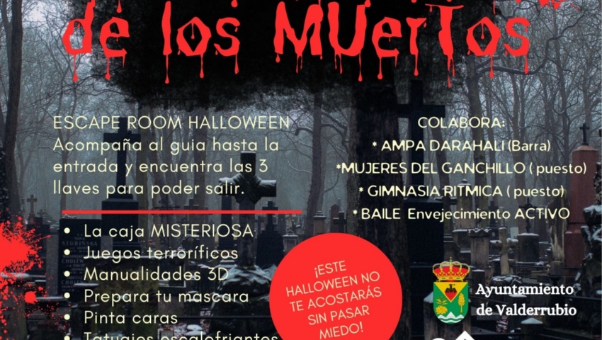 JUVENTUD 2025 Programa 2404 scape room "El despertar de los muertos" en Valderrubio.