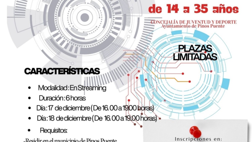 JUVENTUD 2025 - Curso online sobre Inteligencia Artificial en Pinos Puente.