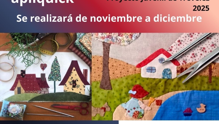 JUVENTUD 2025 - Programa 2404-  Taller de creación artística con técnica de costura apliquick en Trevélez.