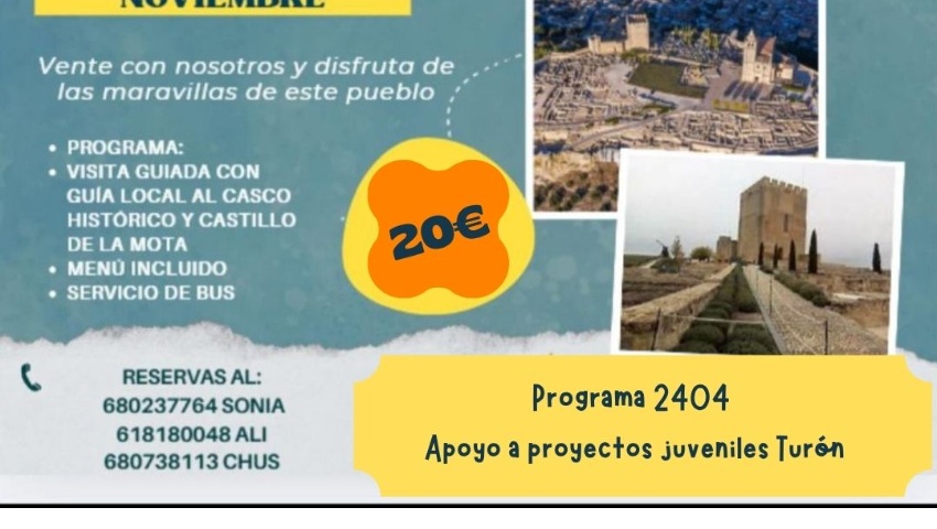 JUVENTUD 2025 -  Programa 2404 - Viaje a Alcalá la Real desde Turón.