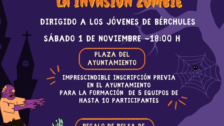 JUVENTUD 2025 . Programa 2404.  "La invasión zombi" llega a Bérchules.