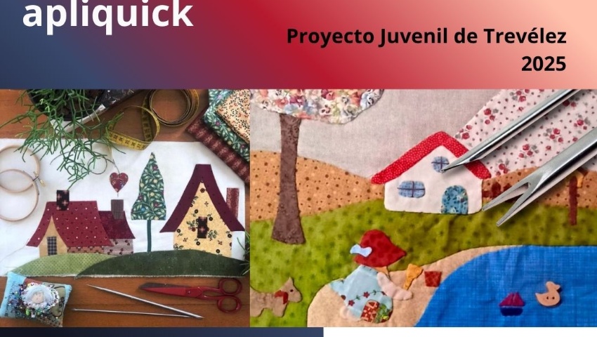 JUVENTUD 2025 - Taller de creación artística con técnica de costura apliquick en Trevélez.