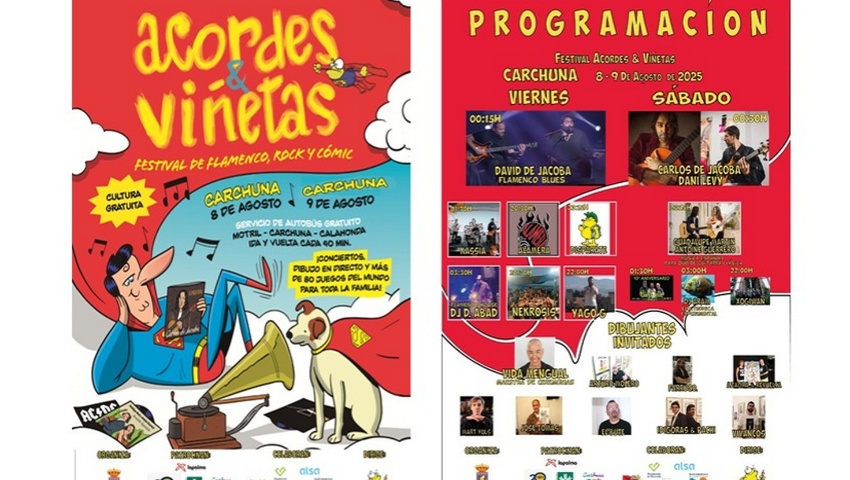 JUVENTUD 2025  FESTIVAL DE FLAMENCO, ROCK Y CÓMIC EN CARCHUNA.