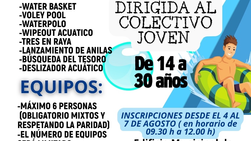 JUVENTUD 2025  GYMKANA ACUÁTICA EN PINOS PUENTE.