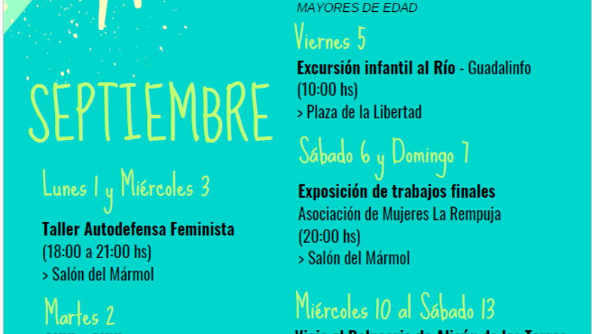 JUVENTUD 2025  Verano cultural 2025 en Pampaneira.