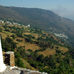 Chimenea paisaje Alpujarra