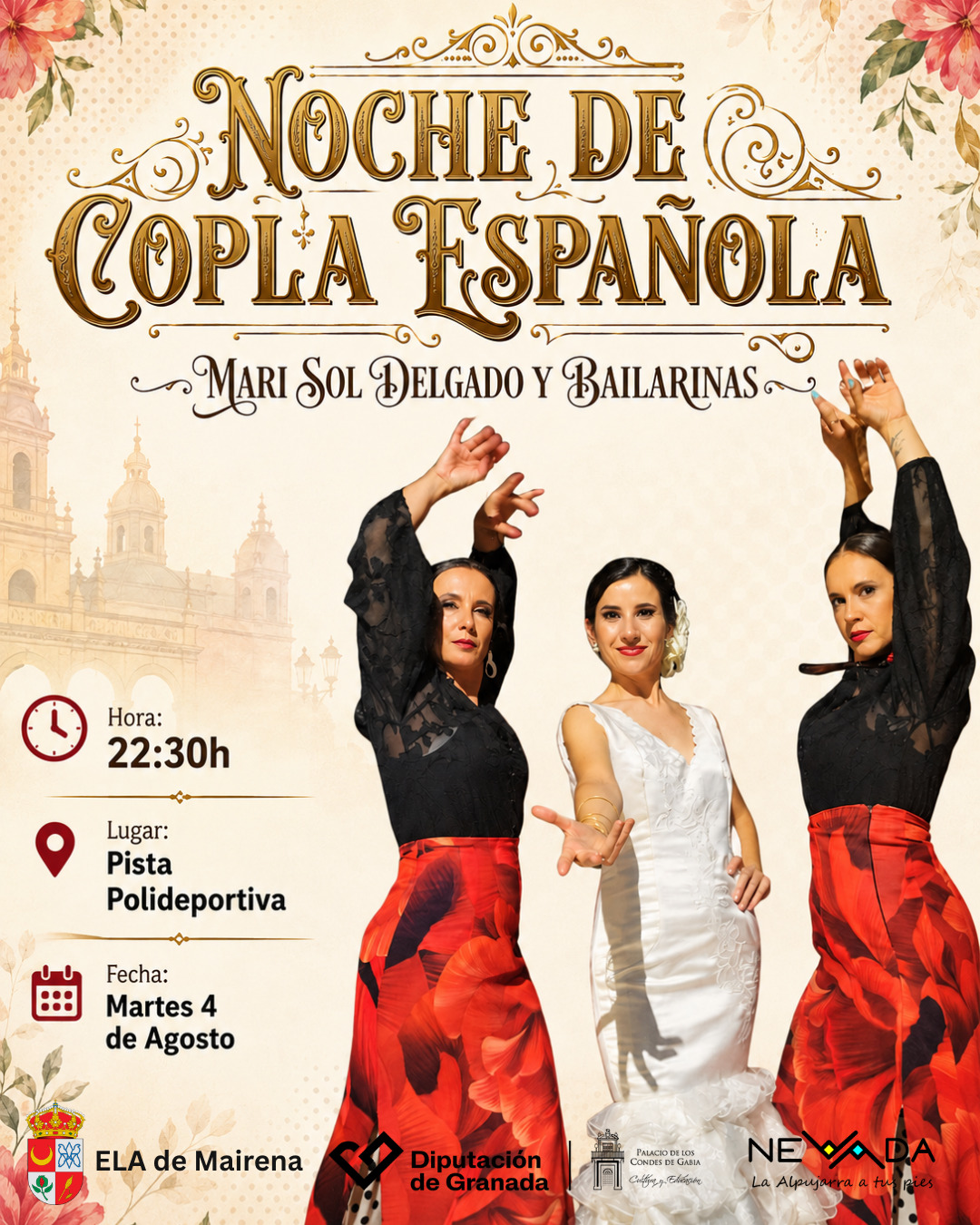 NOCHE DE COPLA ESPAÑOLA "MARI SOL DELGADO Y BAILARINES" 4 AGOSTO