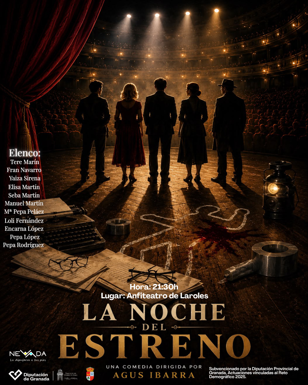 Artes escénicas "La noche del estreno", 12 AGOSTO 2026