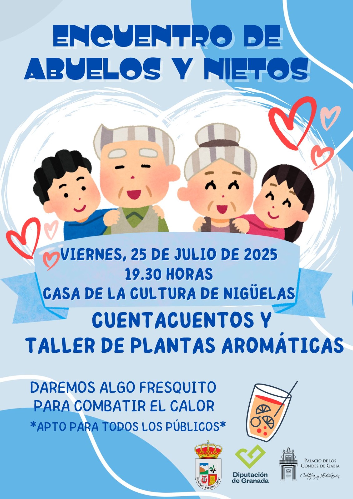 Día del Abuelo/a: tarde mágica con cuentacuentos y un taller de plantas aromáticas. Nigüelas.