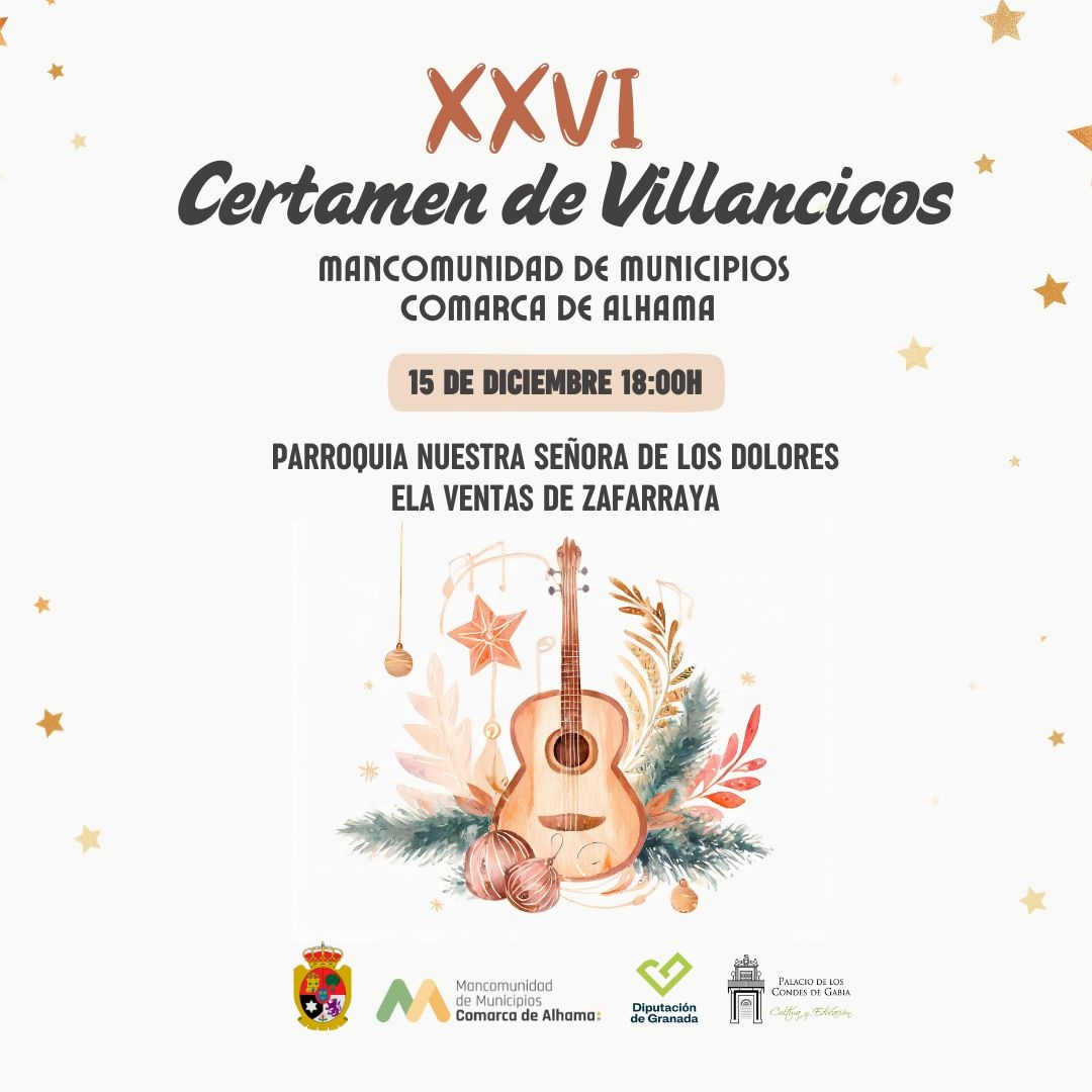 XXVI CERTAMEN DE VILLANCICOS DE LA COMARCA DE ALHAMA DE GRANADA