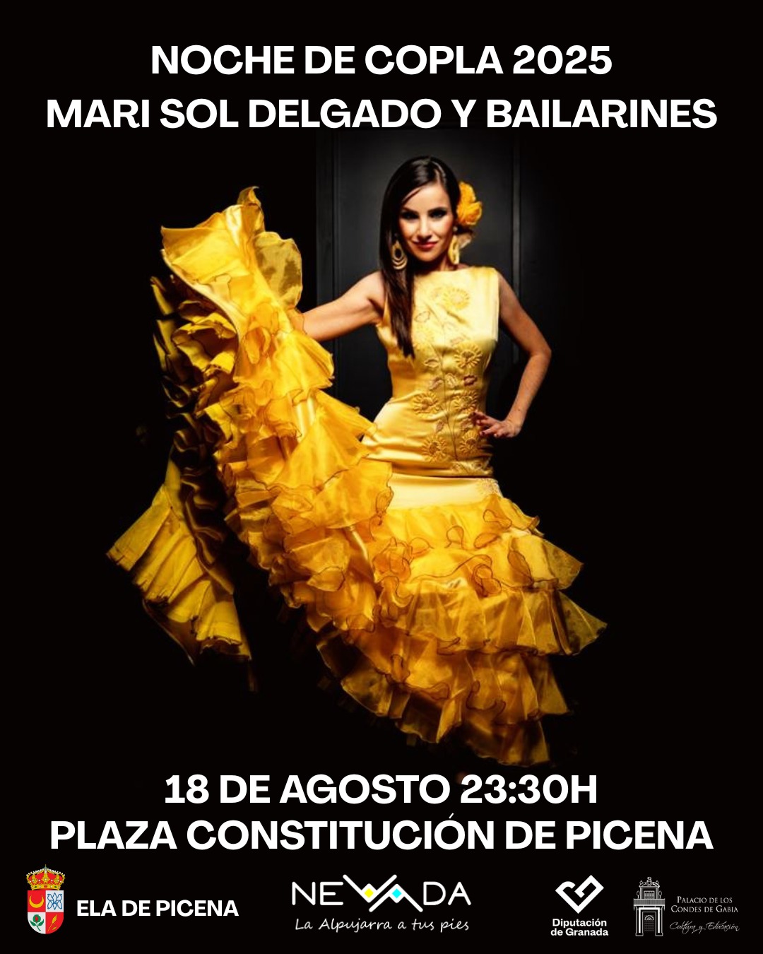 Actuación artes musicales "Mari Sol Delgado y bailarines", 18 agosto 2025