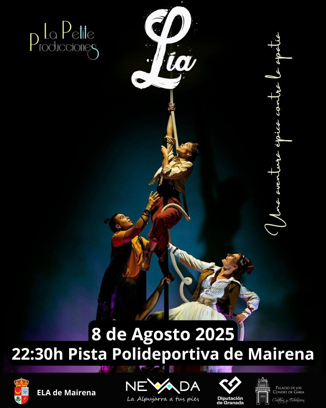Artes escénicas "Lía", La Petite Producciones ,8 agosto 2025