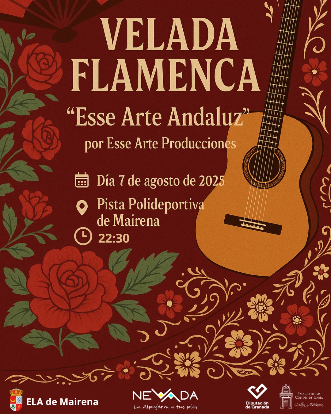 Artes musicales "Noche Flamenca" por Esse Producciones, 7 agosto 2025